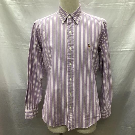 ラルフローレン RALPHLAUREN シャツ、ブラウス 長袖 ボタンダウンシャツ M ストライプ マルチカラー / マルチカラー /  メンズ USED 古着 中古 10122051