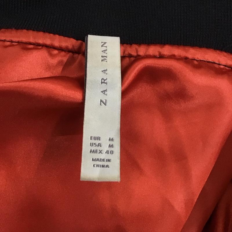 ザラメン ZARA MAN ジャケット、上着 ジャケット、ブレザー ジップアップジャケット ジャンパー ジャケット カジュアルジャケット アウター M 無地 黒 / ブラック /  メンズ USED 古着 中古 10124171