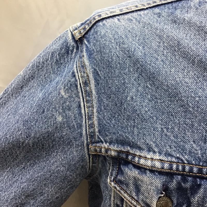 リーバイス Levi s ジャケット、上着 ジャケット、ブレザー デニムジャケット カラージャケット 長袖ジャケット Gジャン 無地 インディゴ / インディゴ /  メンズ USED 古着 中古 10113575