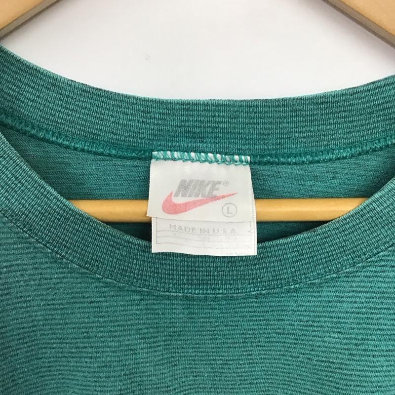 ナイキ NIKE Tシャツ 半袖 半袖カットソー プリントTシャツ クルーネックカットソー L ロゴ、文字 マルチカラー / マルチカラー /  メンズ USED 古着 中古 10145529