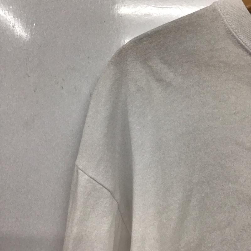 ニューエラ NEW ERA Tシャツ 長袖 ロンT クルーネック バックロゴ XL ロゴ、文字 白 / ホワイト /  メンズ USED 古着 中古 10146341