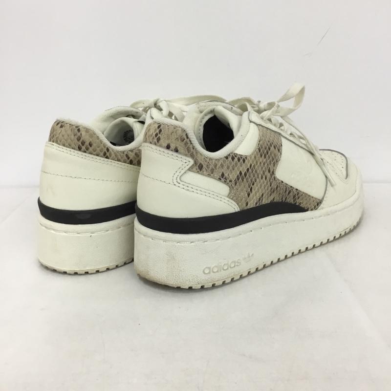 アディダス adidas スニーカー スニーカー HQ1985 FORUM BOLD W 24.5cm 24.5cm ロゴ、文字 アイボリー / アイボリー / X 黒 / ブラック / X 茶 / ブラウン /  レディース USED 古着 中古 10144826