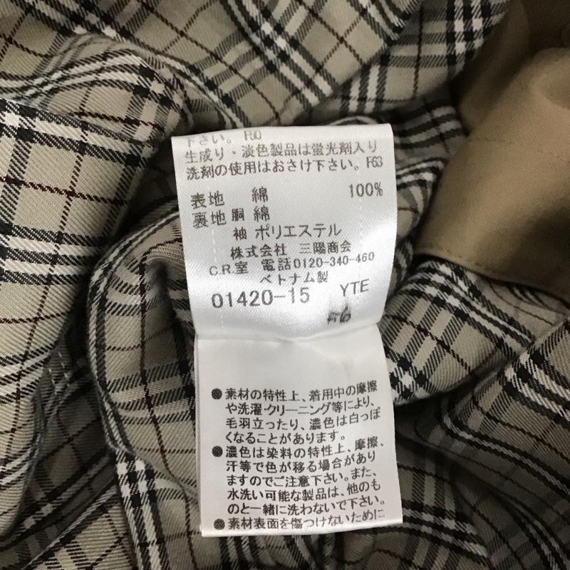 バーバリーブルーレーベル BURBERRY BLUE LABEL コート トレンチコート 36 無地 ベージュ / ベージュ /  レディース USED 古着 中古 10108501