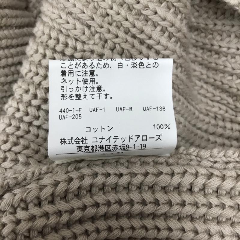 ビューティアンドユースユナイテッドアローズ BEAUTY&YOUTH UNITED ARROWS ニット、セーター 長袖 長袖ニットカットソー ニット セーター クルーネックニット M 無地 ベージュ / ベージュ /  メンズ USED 古着 中古 10113557