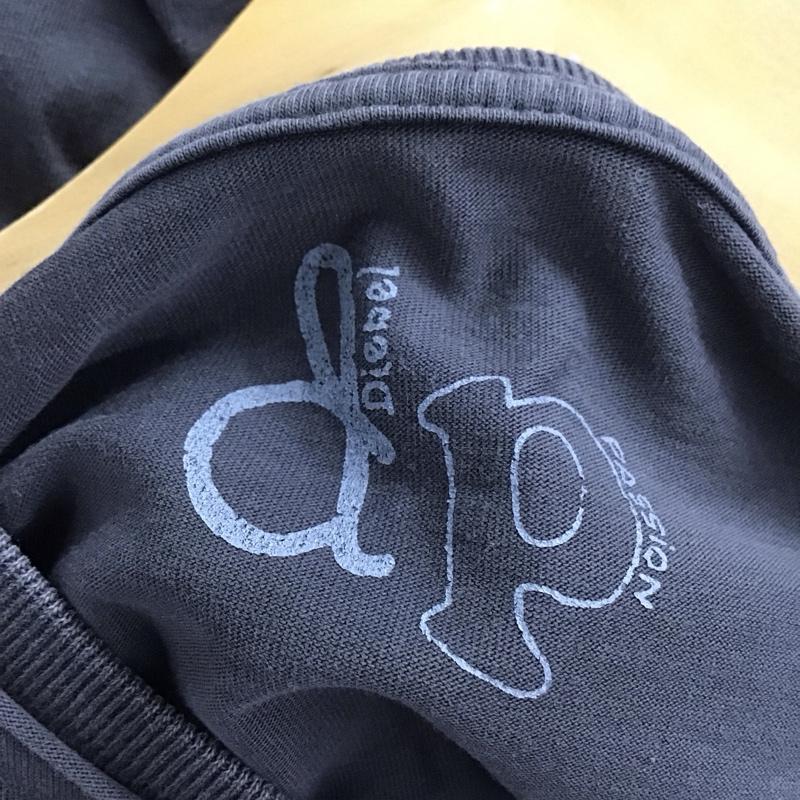 ディーゼル DIESEL Tシャツ 半袖 半袖カットソー プリントTシャツ クルーネックカットソー S プリント ダークグレー / ダークグレー /  メンズ USED 古着 中古 10147589