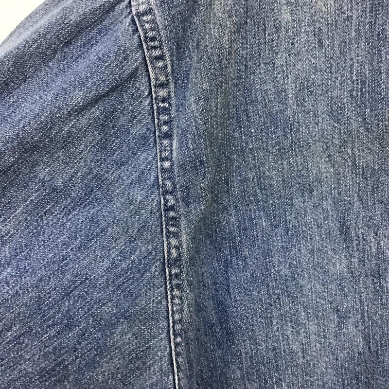 エディーバウアー Eddie Bauer シャツ、ブラウス 長袖 長袖シャツ 無地シャツ カラーシャツ デニムシャツ L 無地 インディゴ / インディゴ /  メンズ USED 古着 中古 10129238