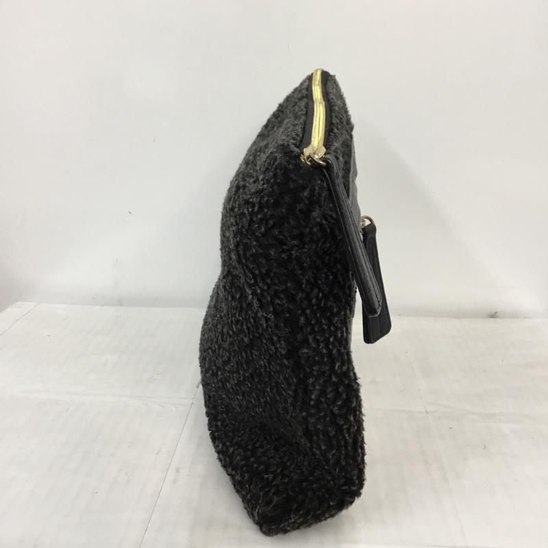 ビーミングライフストアバイビームス B:MING LIFESTORE by BEAMS クラッチバッグ、パーティバッグ クラッチバッグ、パーティバッグ ボアクラッチ 無地 黒 / ブラック /  レディース USED 古着 中古 10045914