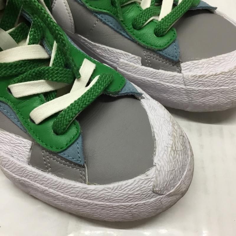 ナイキ NIKE スニーカー スニーカー DD1877 001 BLAZER LOW SACAI 27.5cm 箱有 27.5cm ロゴ、文字 白 / ホワイト / X 灰 / グレー / X 緑 / グリーン /  メンズ USED 古着 中古 10110573