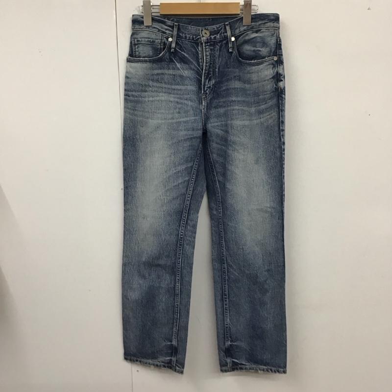 アッパーハイツ upperhights パンツ デニム、ジーンズ 187108 ストレート 23 無地 青 / ブルー /  レディース USED 古着 中古 10121600