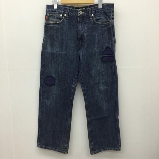 ステューシー STUSSY パンツ デニム、ジーンズ 32インチ ロゴ、文字 インディゴ / インディゴ /  メンズ USED 古着 中古 10143566