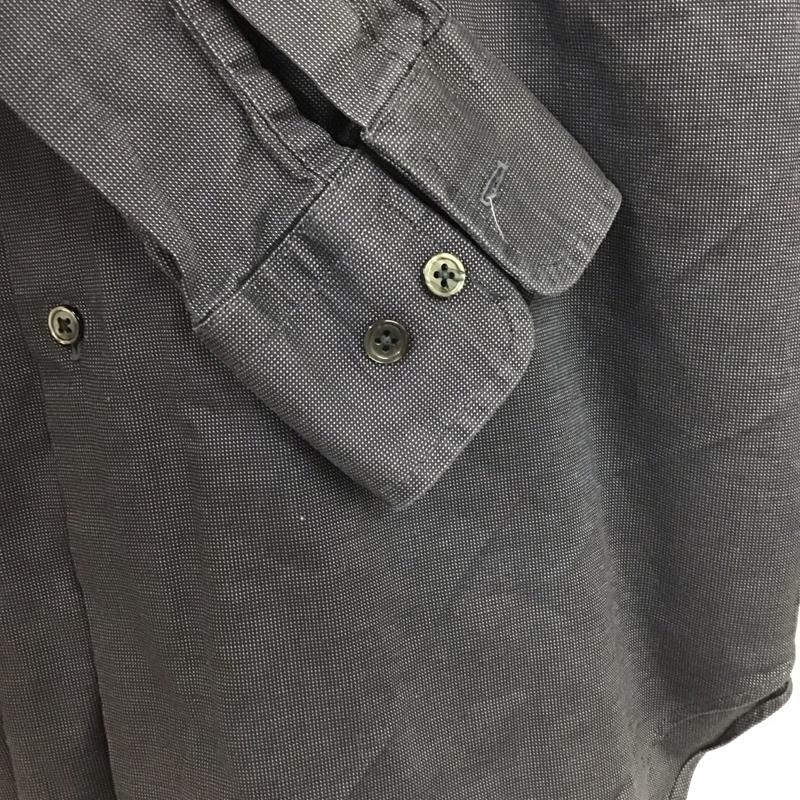ヨウジヤマモト Yohji Yamamoto シャツ、ブラウス 長袖 長袖シャツ 総柄シャツ カラーシャツ L 総柄 紺 / ネイビー /  メンズ USED 古着 中古 10145044