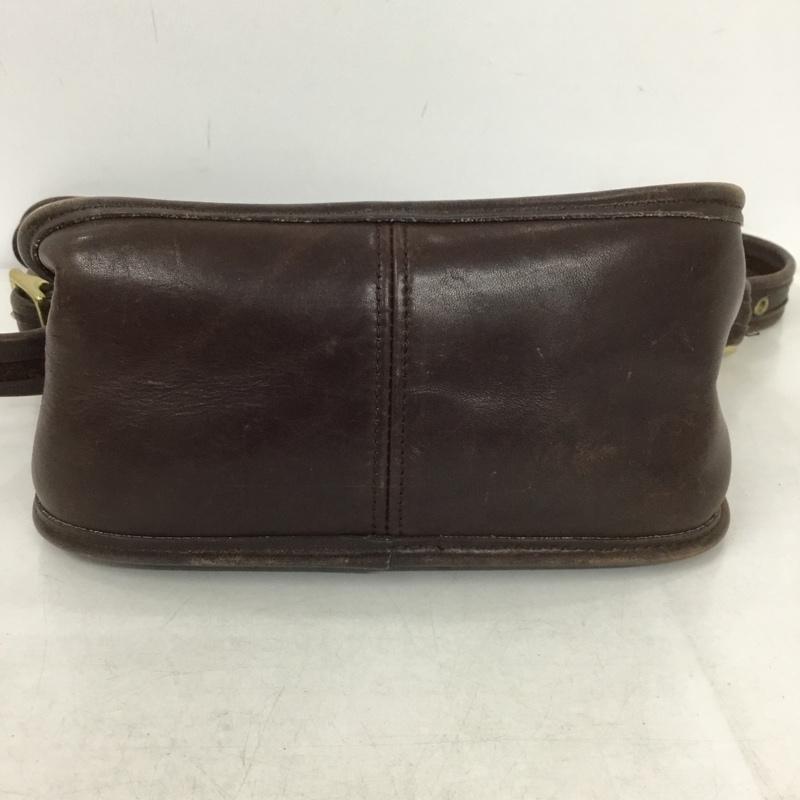コーチ COACH ショルダーバッグ ショルダーバッグ 9965 レザー 無地 茶 / ブラウン /  レディース USED 古着 中古 10141946