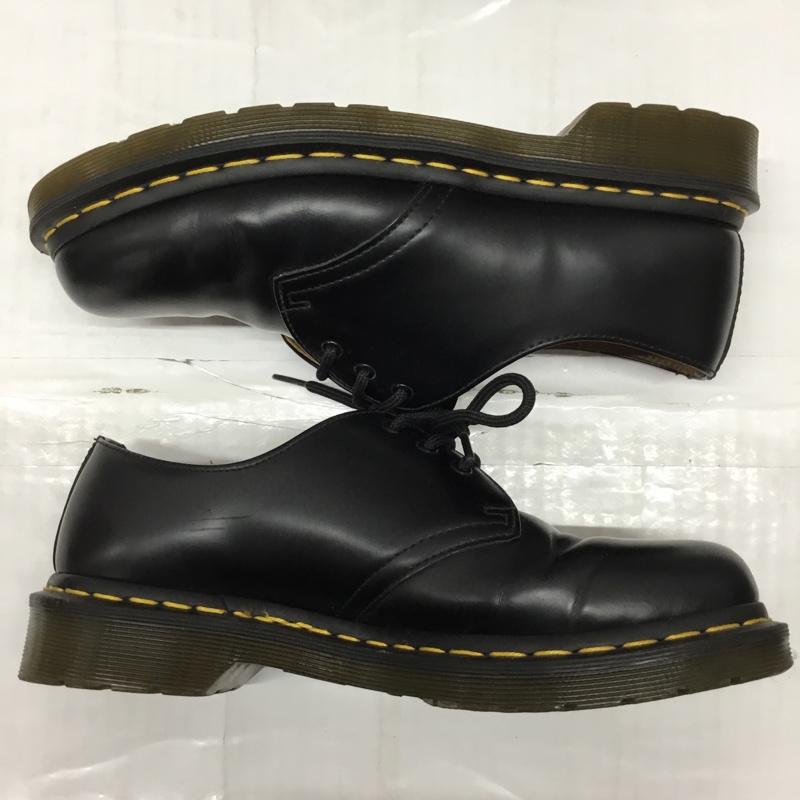 ドクターマーチン Dr.Martens 革靴 革靴 1461 3ホール UK7 US：8 無地 黒 / ブラック /  メンズ USED 古着 中古 10119895