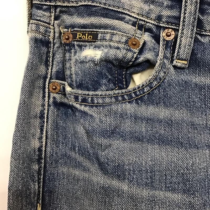 ポロラルフローレン POLO RALPH LAUREN パンツ デニム、ジーンズ 無地 インディゴ / インディゴ /  レディース USED 古着 中古 10131998