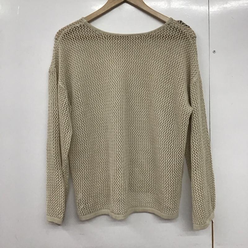 レイカズン Ray Cassin ニット、セーター 長袖 533-913930 メッシュ FREE 無地 ベージュ / ベージュ /  レディース USED 古着 中古 10143863