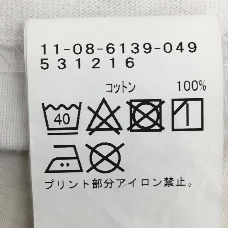 ビームス BEAMS Tシャツ 半袖 BEAMS JAPAN 永井博 XL プリント 白 / ホワイト /  メンズ USED 古着 中古 10151106