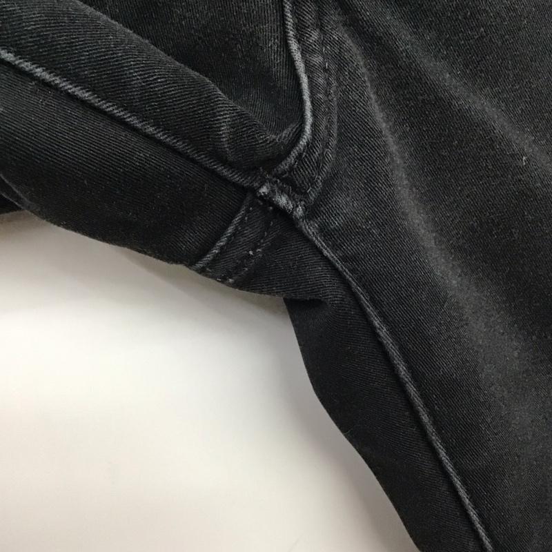 リーバイストラウスアンドコー Levi Strauss & co. パンツ デニム、ジーンズ デニムパンツ スリムパンツ カジュアルパンツ ストレッチパンツ 31インチ 無地 黒 / ブラック /  メンズ USED 古着 中古 10145250
