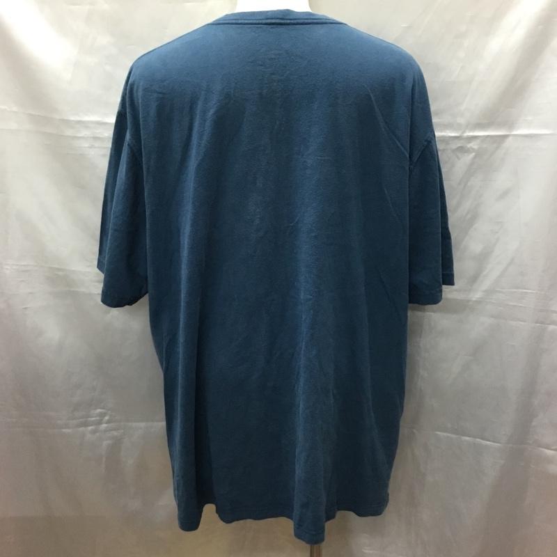 カーハート Carhartt Tシャツ 半袖 ポケットT XXL 無地 X ロゴ、文字 青 / ブルー /  メンズ USED 古着 中古 10113447