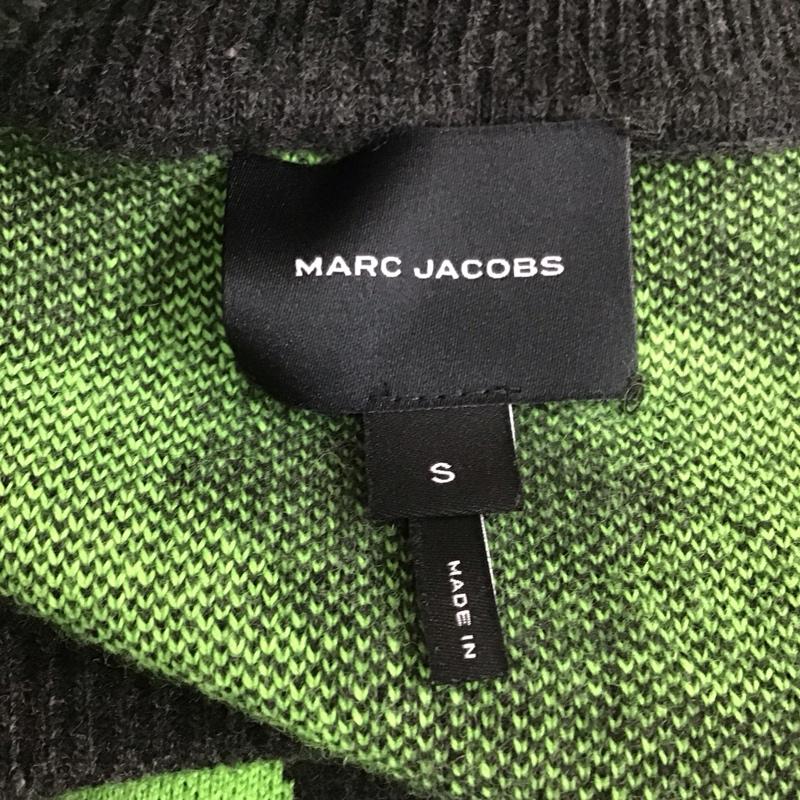 マークジェイコブス MARCJACOBS ベスト ベスト N609J01FA22-094 Vネック S ロゴ、文字 ダークグレー / ダークグレー / X 緑 / グリーン /  レディース USED 古着 中古 10112032