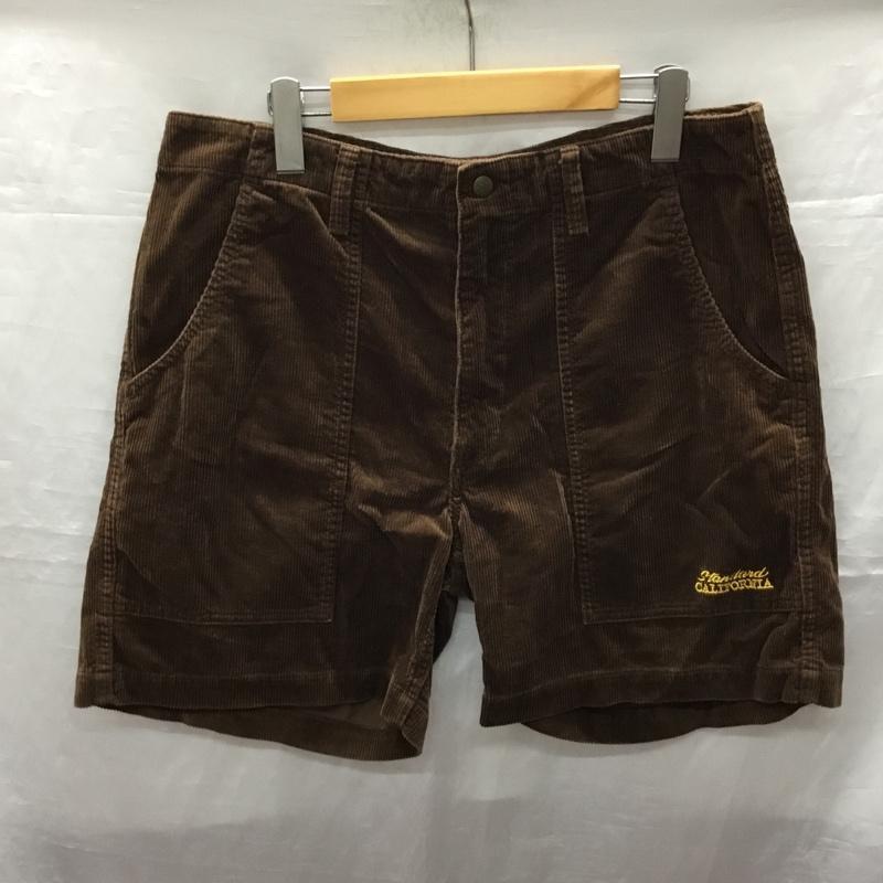 スタンダード カリフォルニア STANDARD CALIFORNIA パンツ ショートパンツ ショートパンツ ハーフパンツ カジュアルパンツ M 無地 茶 / ブラウン /  メンズ USED 古着 中古 10122380