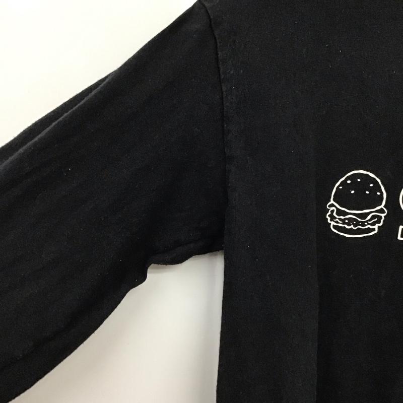 サイラス SILAS カットソー 長袖 長袖カットソー プリントTシャツ クルーネックカットソー spongebob S ロゴ、文字 黒 / ブラック /  メンズ USED 古着 中古 10131371