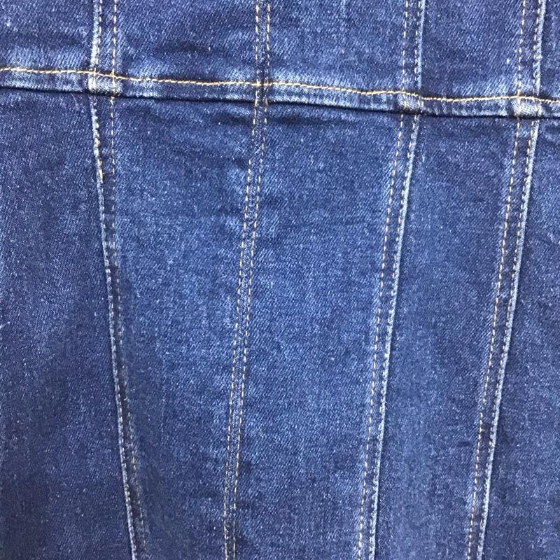 ザラ ZARA ワンピース ミニスカート デニム 半袖ワンピース S 無地 インディゴ / インディゴ /  レディース USED 古着 中古 10139366