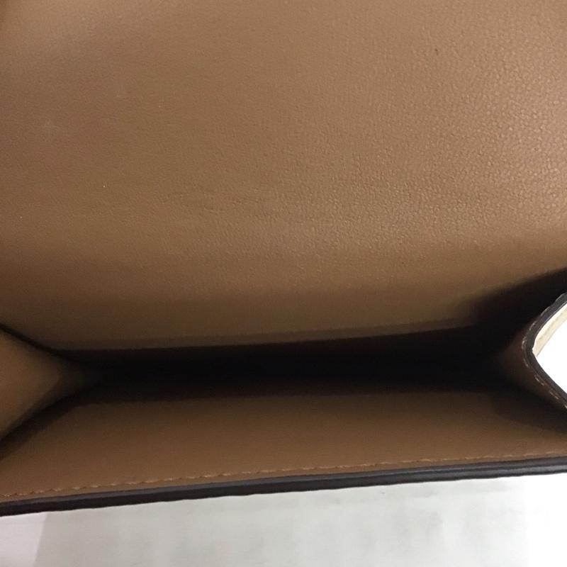 コーチ COACH 財布 二つ折り シグネチャー ロゴ、文字 ベージュ / ベージュ /  レディース USED 古着 中古 10111522