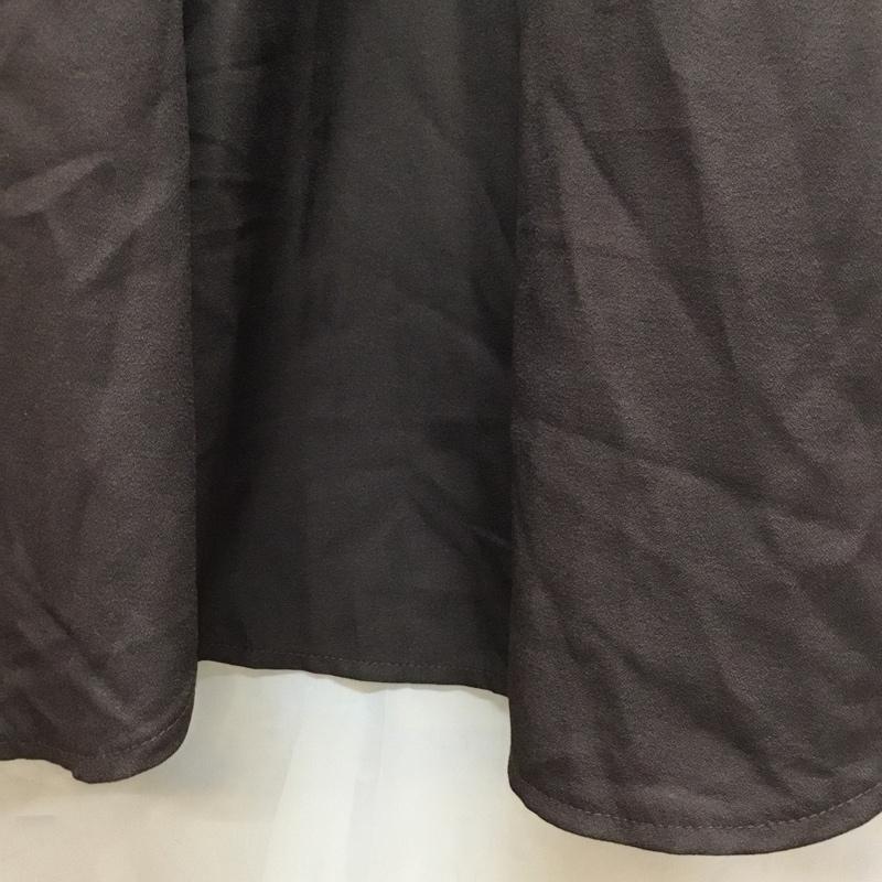 アプレジュール apres jour ワンピース ロングスカート S 無地 茶 / ブラウン /  レディース USED 古着 中古 10110762