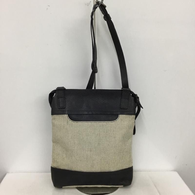 ゲンテン genten ショルダーバッグ ショルダーバッグ レザー ロゴ、文字 紺 / ネイビー /  レディース USED 古着 中古 10147728