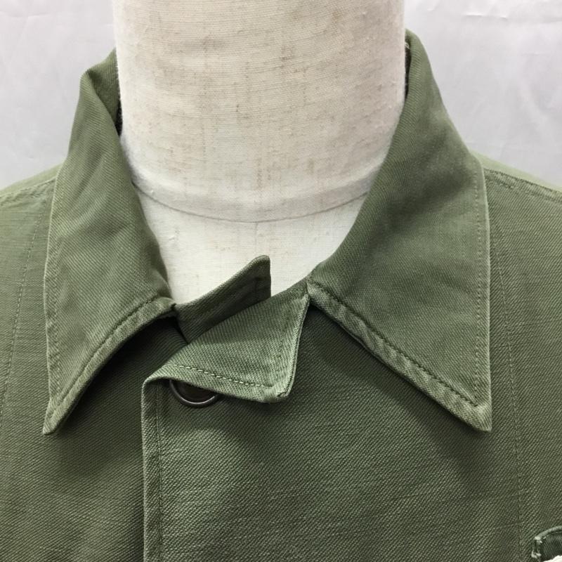 古着 USED シャツ、ブラウス 長袖 ミリタリー アメリカ軍 フィールドシャツ ロゴ、文字 カーキ / カーキ /  メンズ USED 古着 中古 10112380