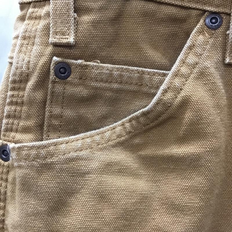ディッキーズ Dickies パンツ ワークパンツ、ペインターパンツ W847261 34×32 34インチ ロゴ、文字 キャメル / キャメル /  メンズ USED 古着 中古 10111344