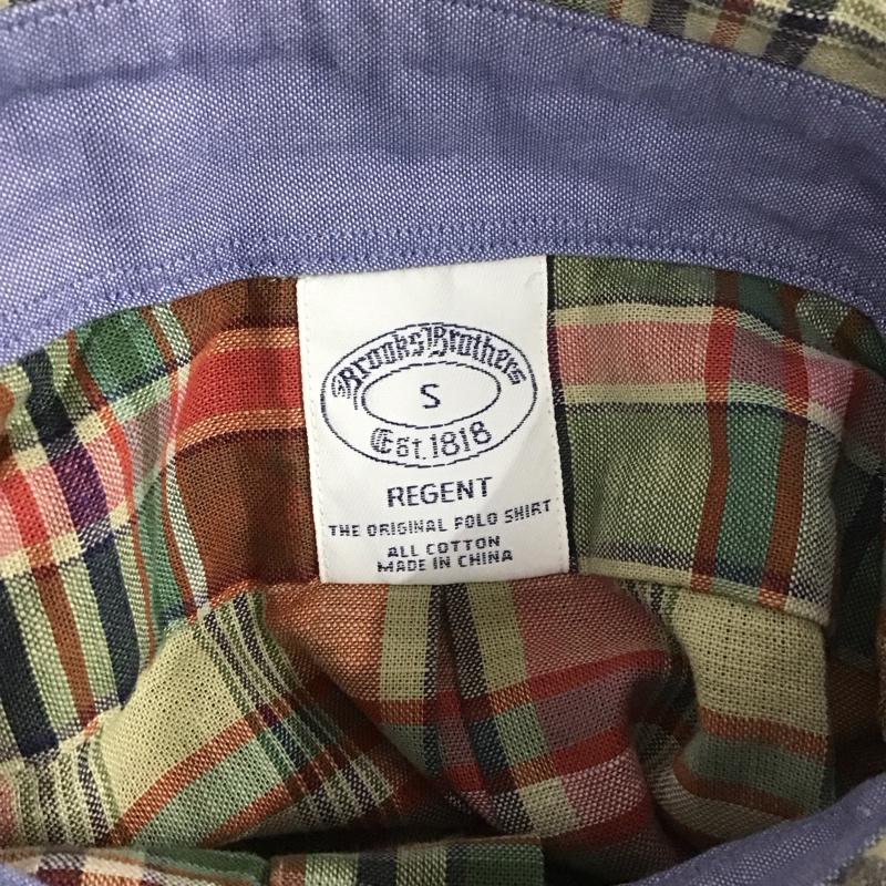 ブルックスブラザーズ BROOKS BROTHERS シャツ、ブラウス 長袖 長袖シャツ チェックシャツ カラーシャツ カジュアルシャツ ボタンダウンシャツ S チェック マルチカラー / マルチカラー /  メンズ USED 古着 中古 10111125