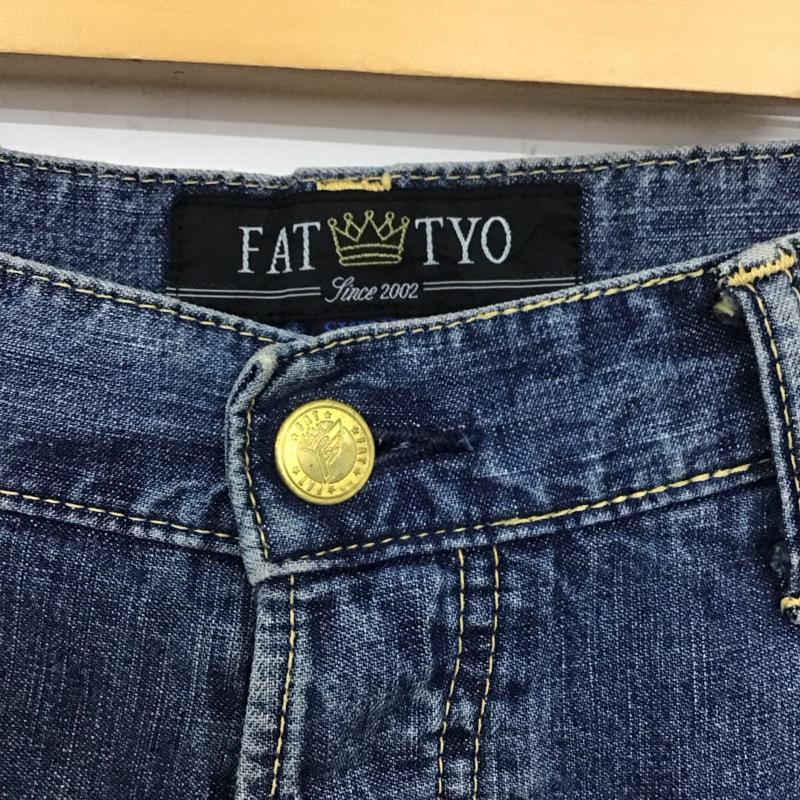 エフエイティー FAT パンツ デニム、ジーンズ L 無地 インディゴ / インディゴ /  メンズ USED 古着 中古 10109887
