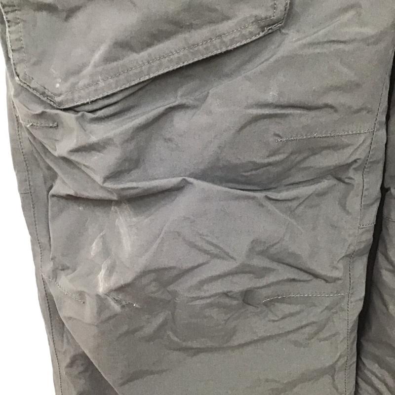ザノースフェイス THE NORTH FACE パンツ ワークパンツ、ペインターパンツ ナイロンパンツ アウトドア キッズ ジュニア HYVENT スノースポーツ XL ロゴ、文字 灰 / グレー /  ボーイズ USED 古着 中古 10118134