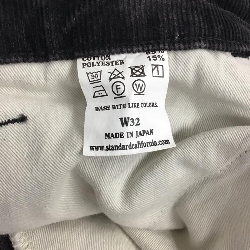 スタンダード カリフォルニア STANDARD CALIFORNIA パンツ デニム、ジーンズ コーデュロイパンツ ワイドパンツ カジュアルパンツ 32インチ 無地 紺 / ネイビー /  メンズ USED 古着 中古 10130671