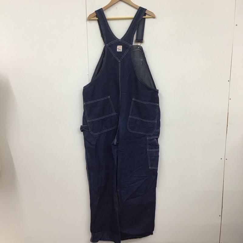 ポインター POINTER サロペット・オーバーオール サロペット、オーバーオール デニムオーバーオール オールインワン ワイドパンツ カジュアルパンツ 無地 インディゴ / インディゴ /  メンズ USED 古着 中古 10109151