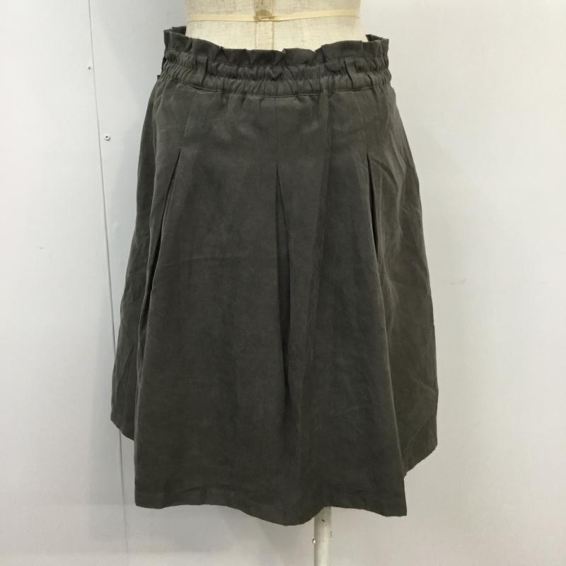 エマジェームス EMMAJAMES スカート ミニスカート 無地 チャコールグレー / チャコールグレー /  レディース USED 古着 中古 10043351