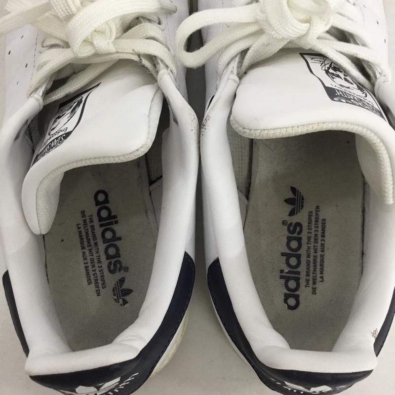 アディダス adidas スニーカー スニーカー M20325 Stan Smith Stan Smith 24.5cm 24.5cm ロゴ、文字 白 / ホワイト / X 紺 / ネイビー /  レディース USED 古着 中古 10147131