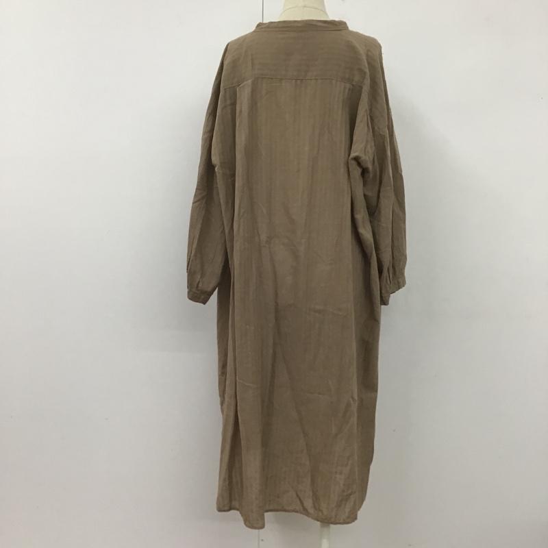 スタディオクリップ studio CLIP ワンピース ロングスカート L 無地 茶 / ブラウン /  レディース USED 古着 中古 10106189