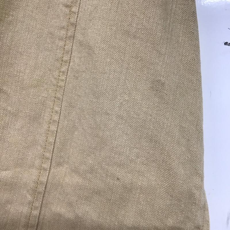 バーバリー BURBERRY スカート ひざ丈スカート 38 無地 ベージュ / ベージュ /  レディース USED 古着 中古 10145022