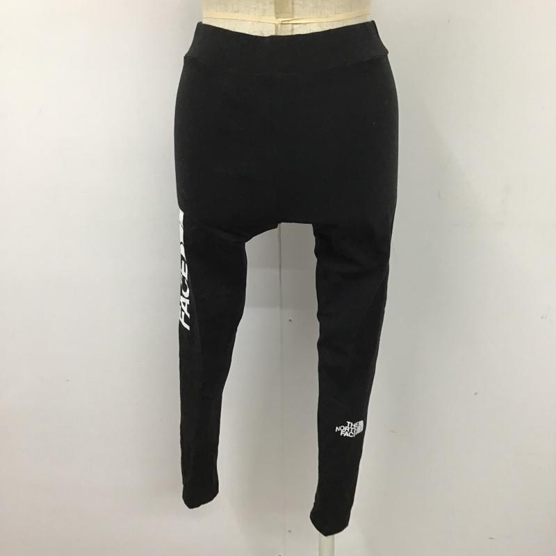 ザノースフェイス THE NORTH FACE パンツ ワークパンツ、ペインターパンツ NF0A3VEHKY41 ガールコットンブレンドレギンス アンダーウェア スパッツ M ロゴ、文字 黒 / ブラック /  ガールズ USED 古着 中古 10105911