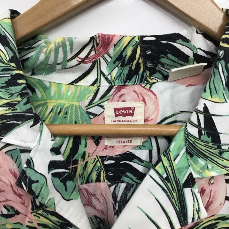 リーバイス Levi s シャツ、ブラウス 半袖 半袖シャツ プリントシャツ ポケットシャツ アロハシャツ M プリント マルチカラー / マルチカラー /  メンズ USED 古着 中古 10132573