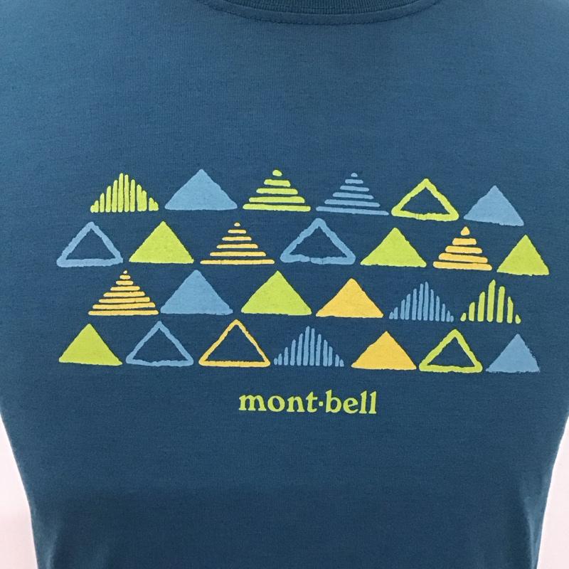 モンベル mont-bell Tシャツ 半袖 XS ロゴ、文字 X プリント マルチカラー / マルチカラー /  メンズ USED 古着 中古 10127743