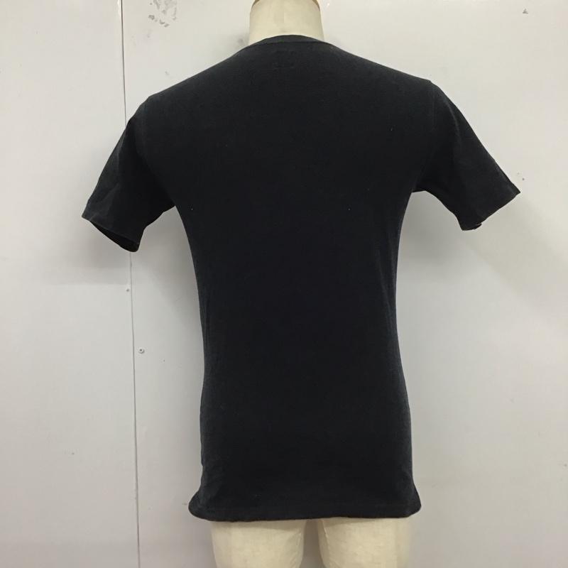 サスクワァッチファブリックス SASQUATCHfabrix. Tシャツ 半袖 半袖カットソー プリントTシャツ クルーネックカットソー M プリント 黒 / ブラック /  メンズ USED 古着 中古 10123990