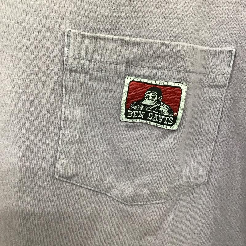 ベンデイビス BEN DAVIS Tシャツ 半袖 C-9580000 ポケットTシャツ M ワンポイント 紫 / パープル /  メンズ USED 古着 中古 10117034
