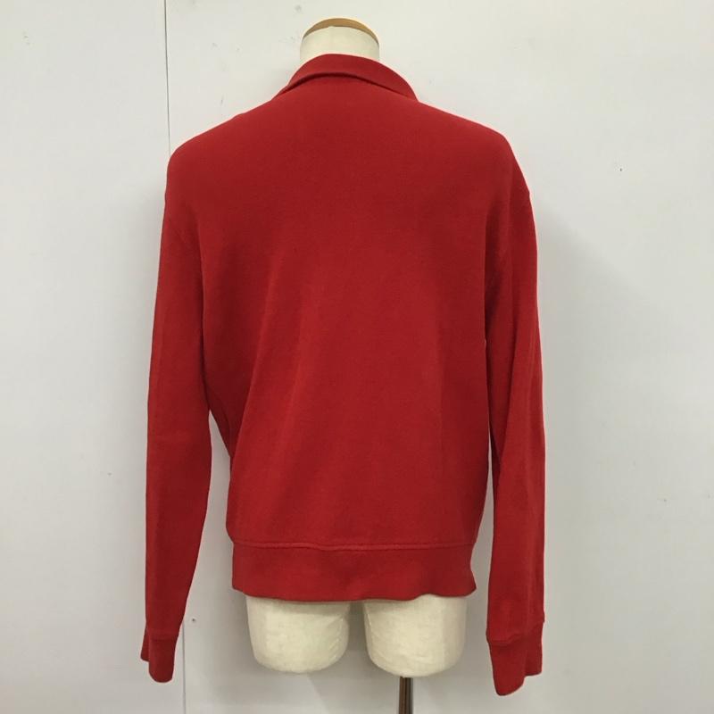 ポロラルフローレン POLO RALPH LAUREN トレーナー 長袖 ハーフジップ M 刺繍 赤 / レッド /  メンズ USED 古着 中古 10123480