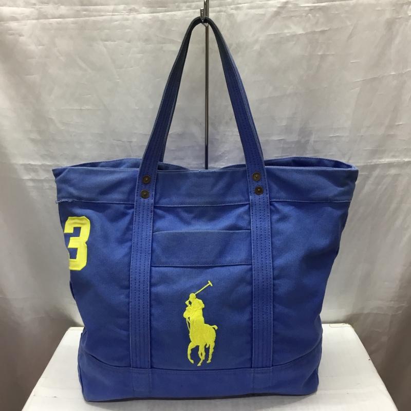 ポロラルフローレン POLO RALPH LAUREN トートバッグ トートバッグ ビッグポニー 刺繍 青 / ブルー /  メンズ USED 古着 中古 10117618