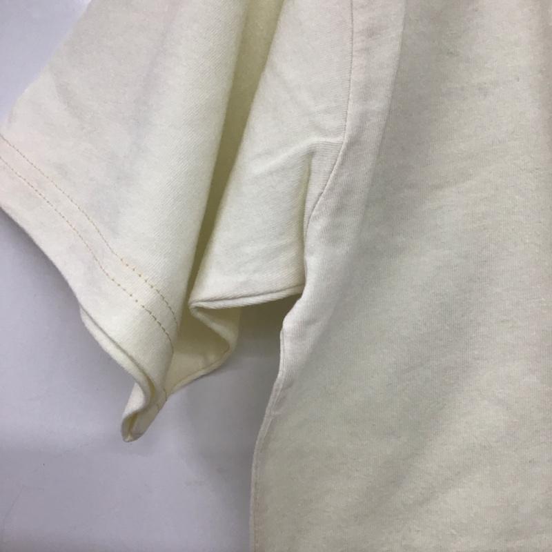 フリーホイーラーズ FREEWHEELERS Tシャツ 半袖 半袖カットソー プリントTシャツ クルーネックカットソー M プリント アイボリー / アイボリー /  メンズ USED 古着 中古 10140483