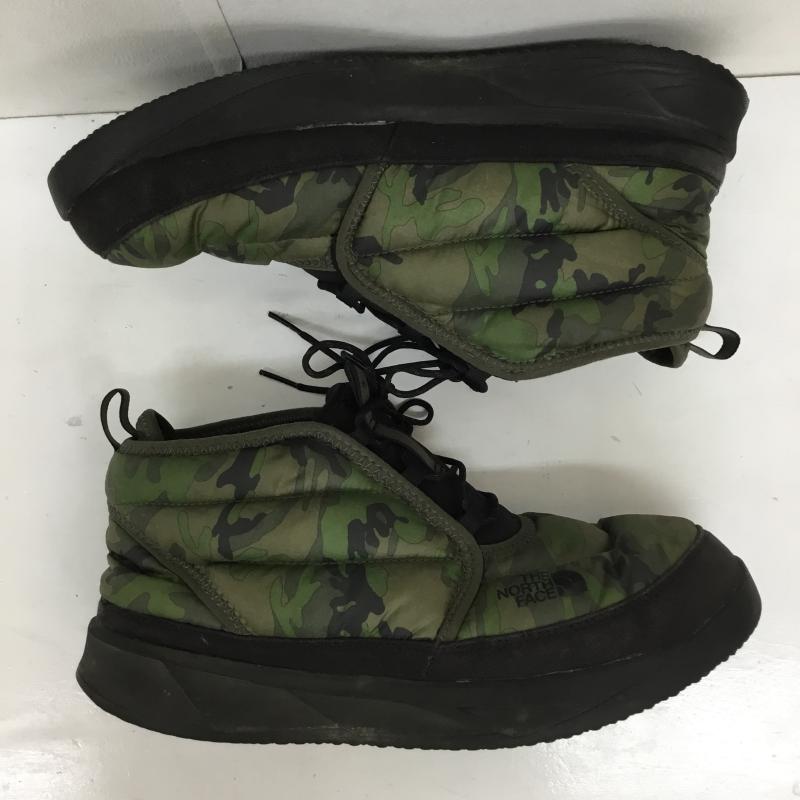 ザノースフェイス THE NORTH FACE ブーツ ショートブーツ NF0A7W4O チャッカブーツ 28.0cm カモフラージュ柄・迷彩 緑 / グリーン /  メンズ USED 古着 中古 10136323