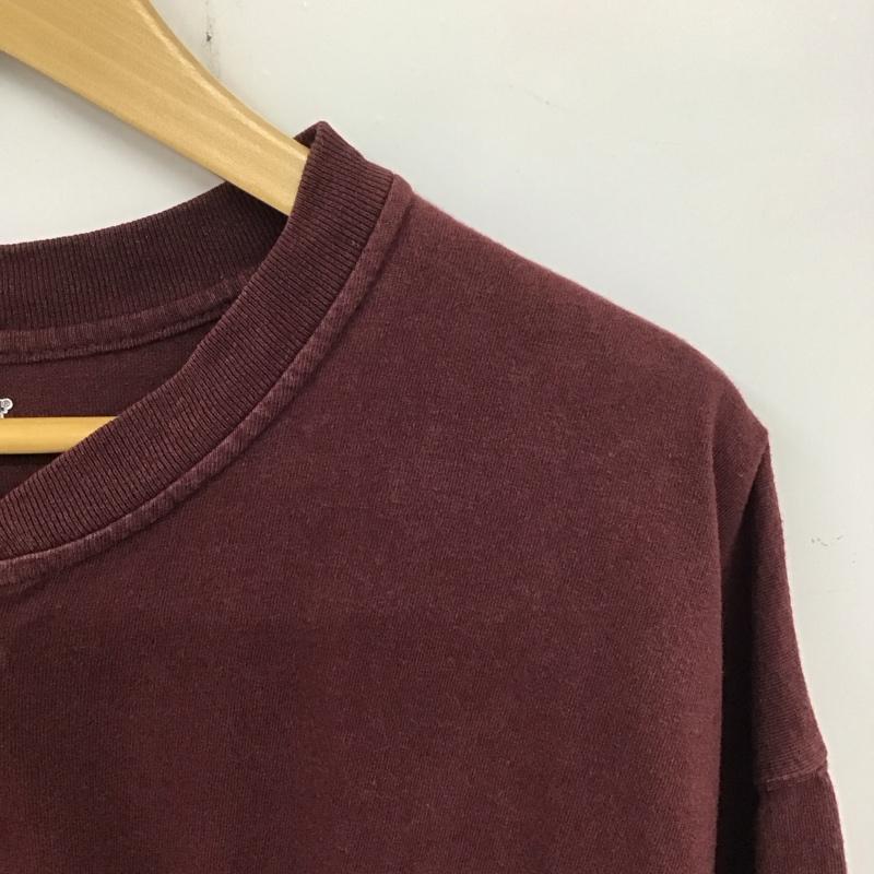 カーハート Carhartt Tシャツ 半袖 半袖カットソー ヘンリーネックTシャツ XL ロゴ、文字 マゼンタ / マゼンタ /  メンズ USED 古着 中古 10135465